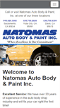 Mobile Screenshot of natomasautobody.com